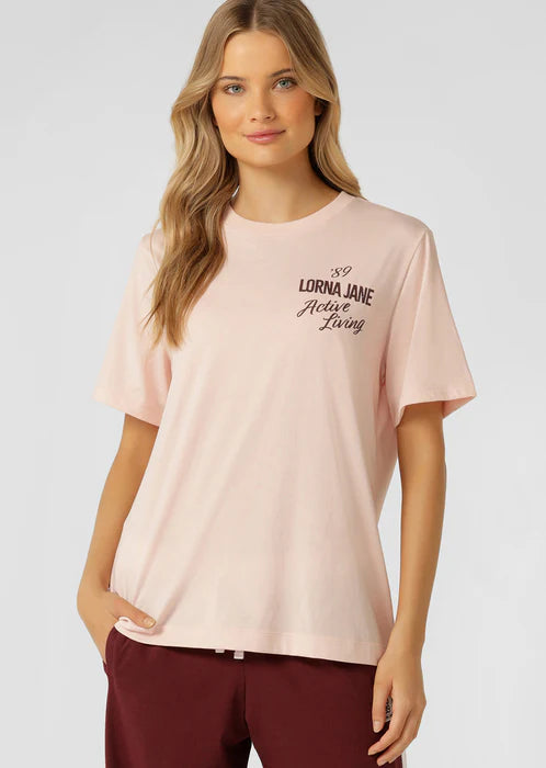 LJ Active Living Relaxed T-shirt - Soft Ballerina