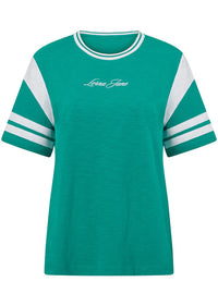 Varsity Blues Relaxed T-shirt - Spring Green