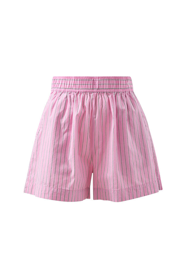 Mila Short - Hibiscus Pink Triple Stripe