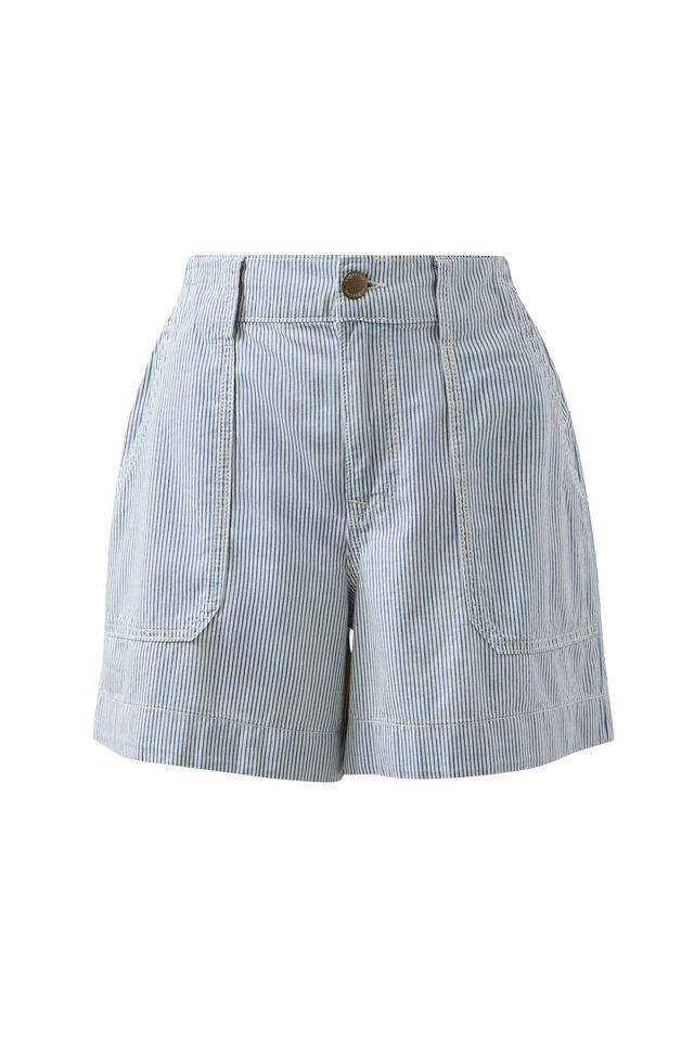 Weekender Short - Fresh Blue Stripe
