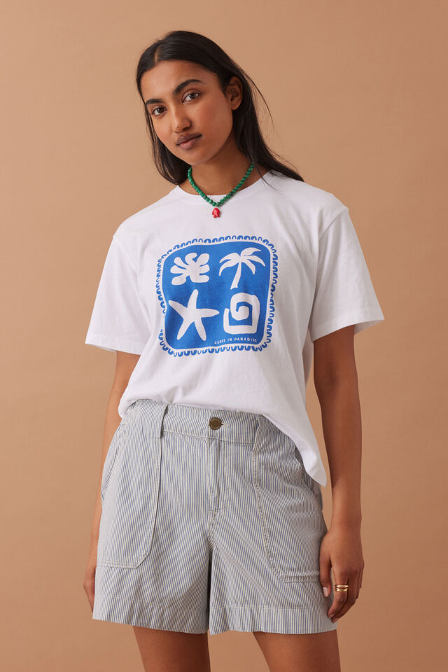 Weekender Short - Fresh Blue Stripe