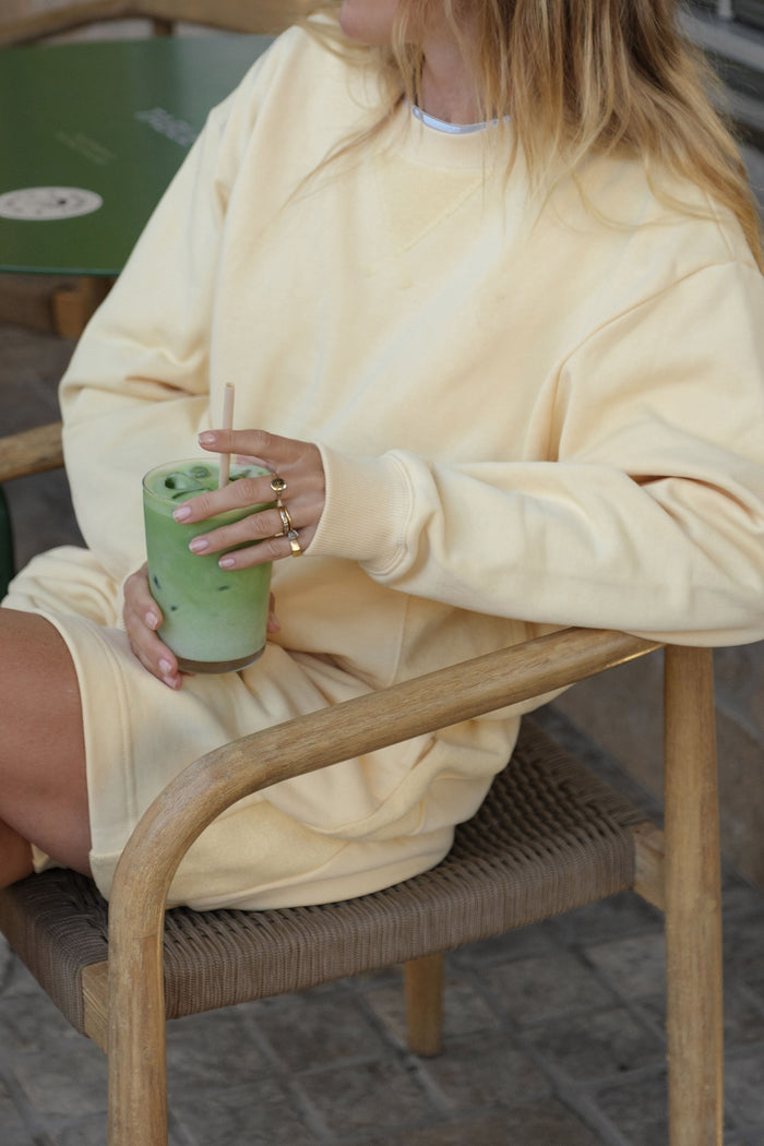 Ruby Reverse Panel Crew - Sunny Yellow