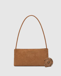 Lara Handbag - Suedette Tan