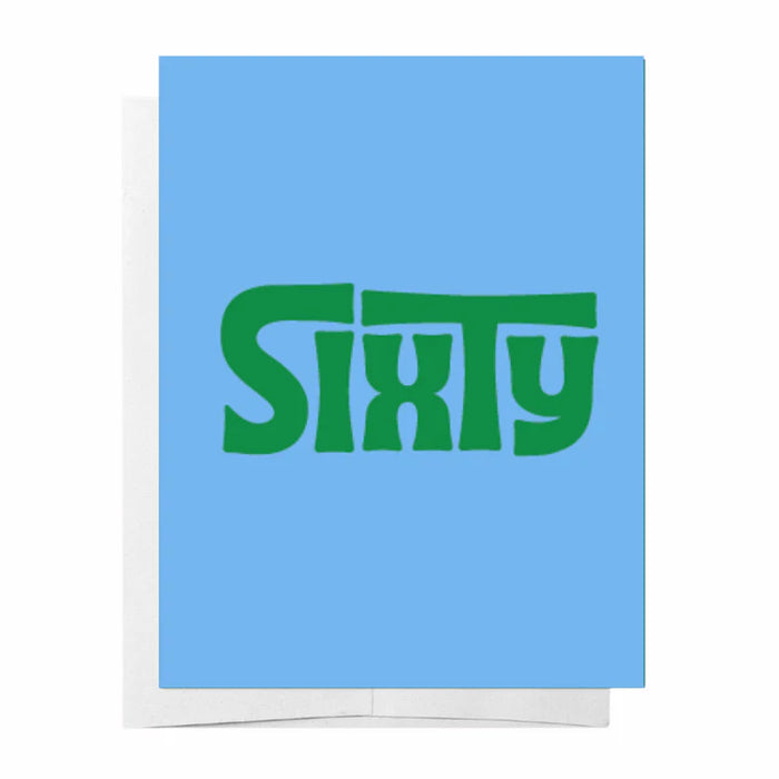 Sixty - Age Milestone birthday card
