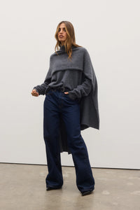 Soba Scarf - Dark Heather Grey