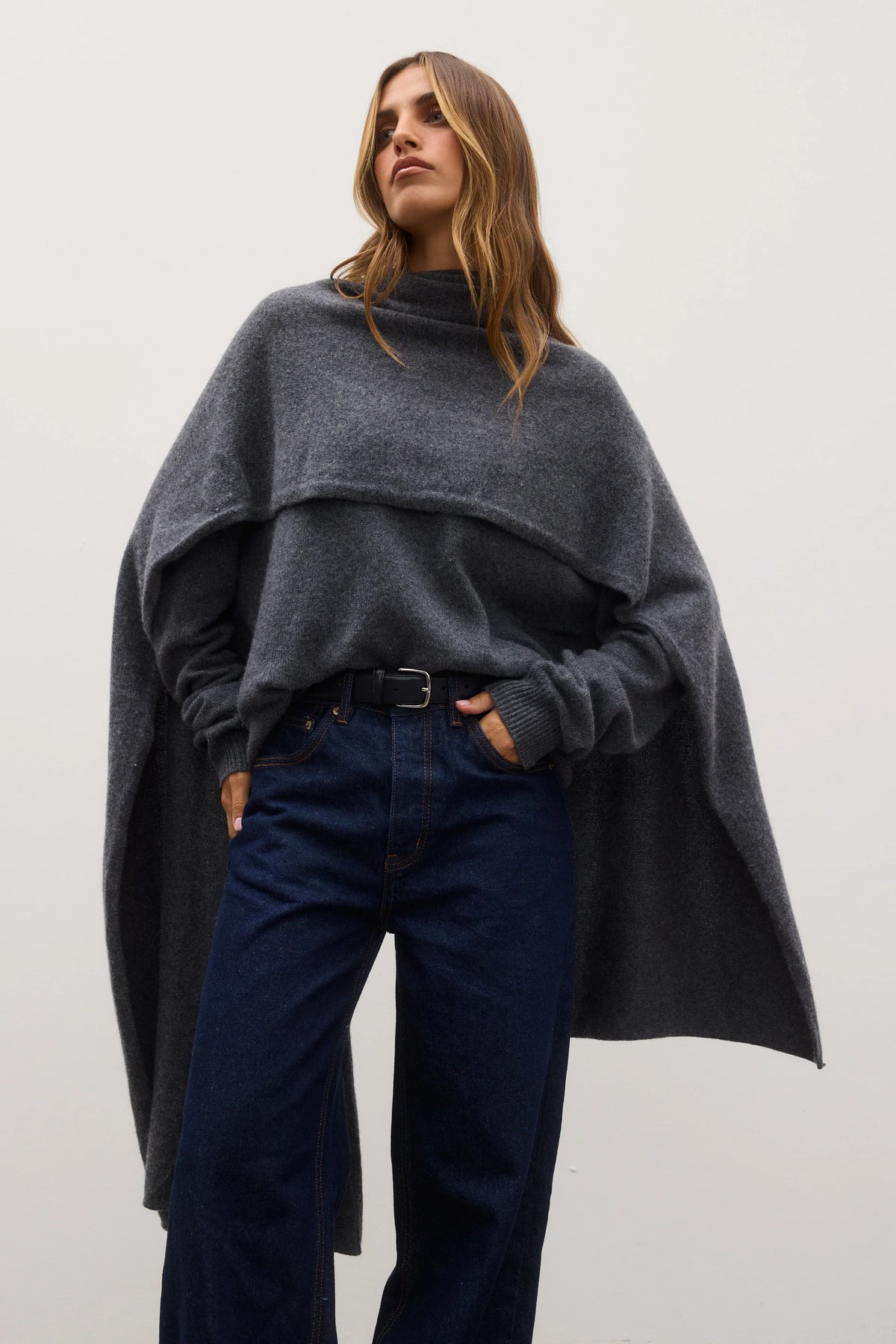 Soba Scarf - Dark Heather Grey