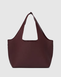 Paisley Handbag - Burgundy