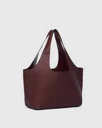 Paisley Handbag - Burgundy