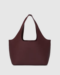Paisley Handbag - Burgundy
