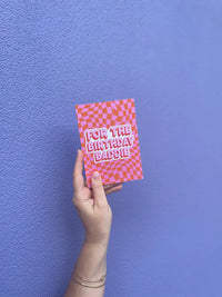 For the Birthday Baddie - Pink and Orange Birthday Card