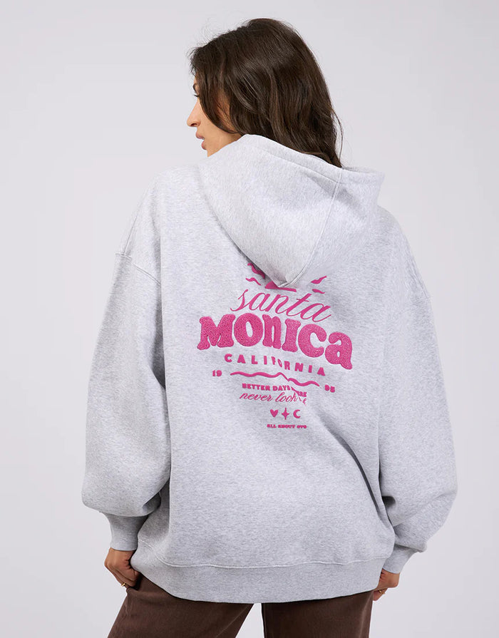 Better Days Hoodie Snow Marle