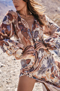 Volcano Goddess Gown - Coconut