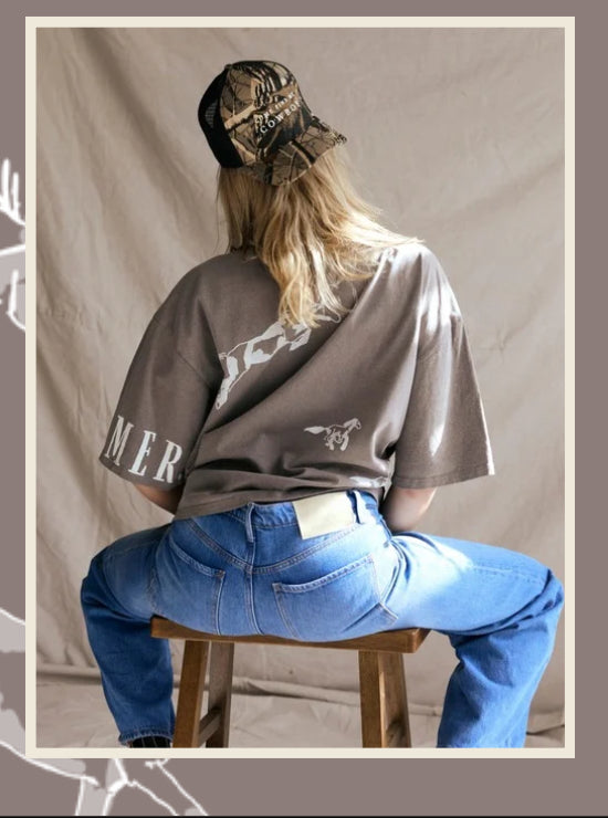 Stampede Tee - Grey