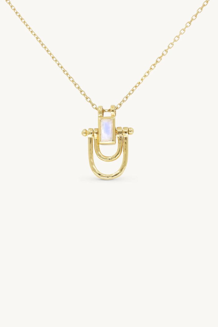 Allegra Moonstone Gold Necklace