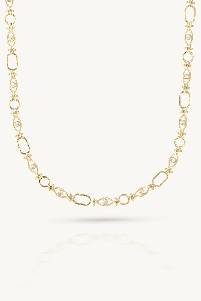 All Seeing Eye Gold Necklace