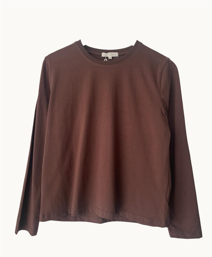 Athena L/S Basic - Chocolate
