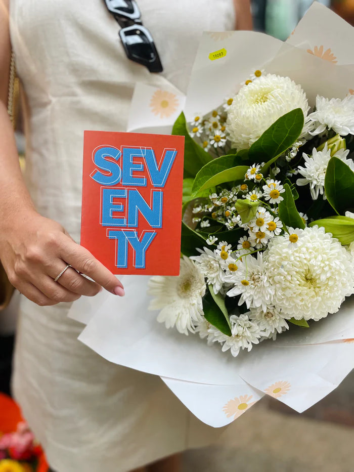 Seventy - Age Milestone birthday card