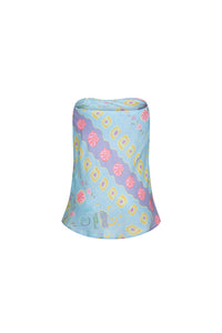 Spell Aquarius Strapless Top - Sky Blue