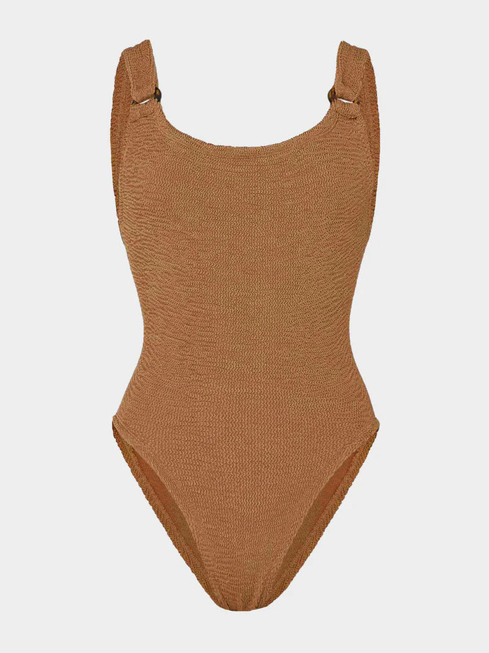 Domino Swim - Metallic Cocoa