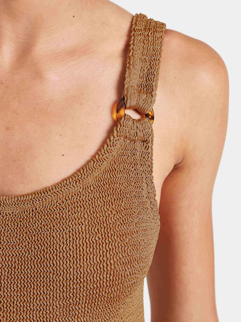 Domino Swim - Metallic Cocoa