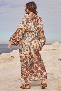 Volcano Goddess Gown - Coconut