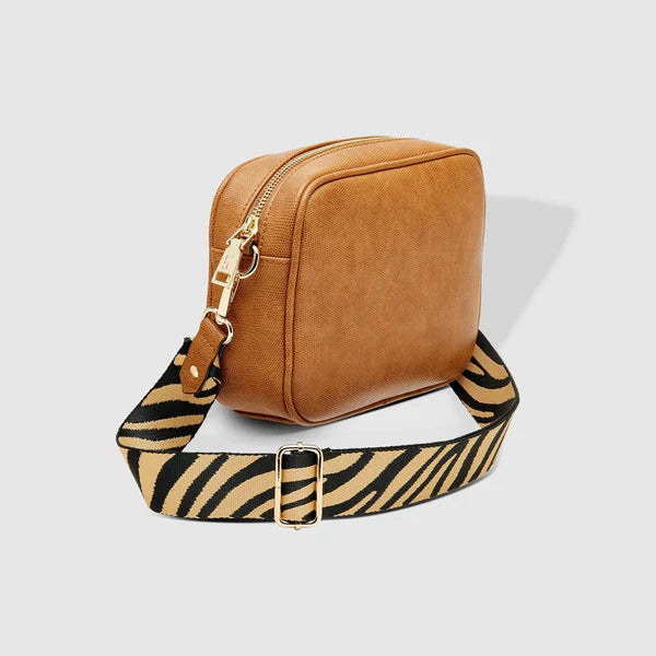 Ginger Crossbody Bag Zebra Caramel Sare Store