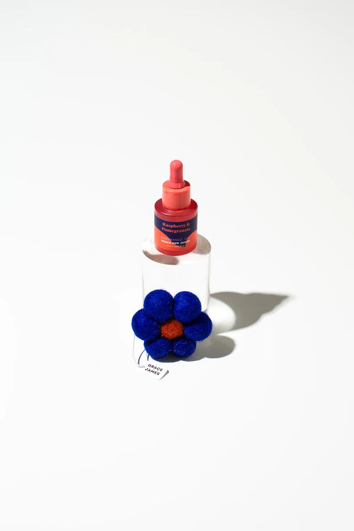 Bloom Collection - Raspberry & Pomegranate - Felt Air Freshener