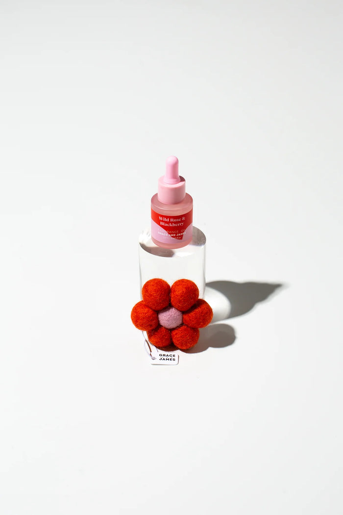 Bloom Collection - Wild Rose & Blackberry - Felt Air Freshener