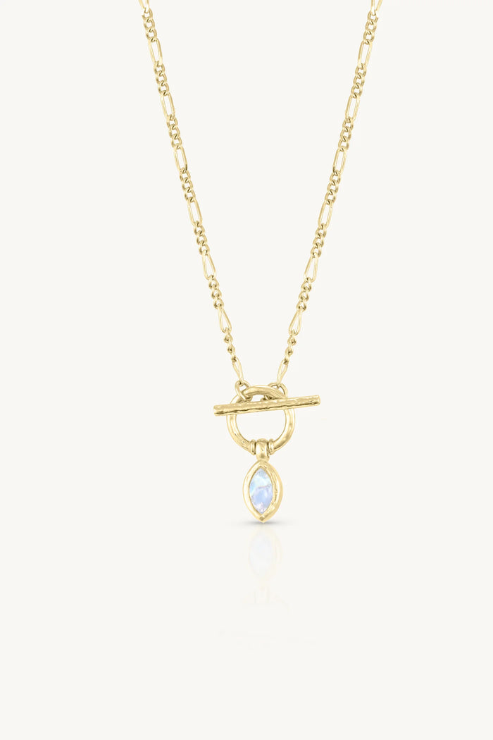 Marquise Toggle Gold Necklace