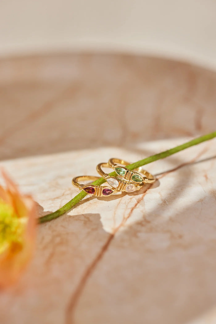 Eden Apatite Gold Ring