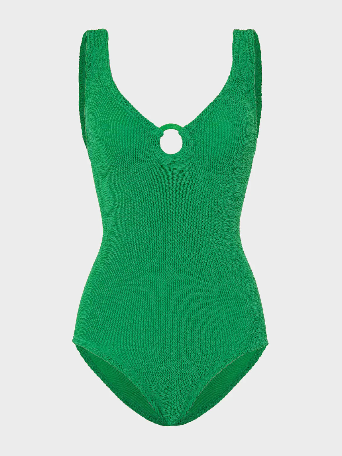 Coverage Celine Swim With Tonal Hoops - Emerald