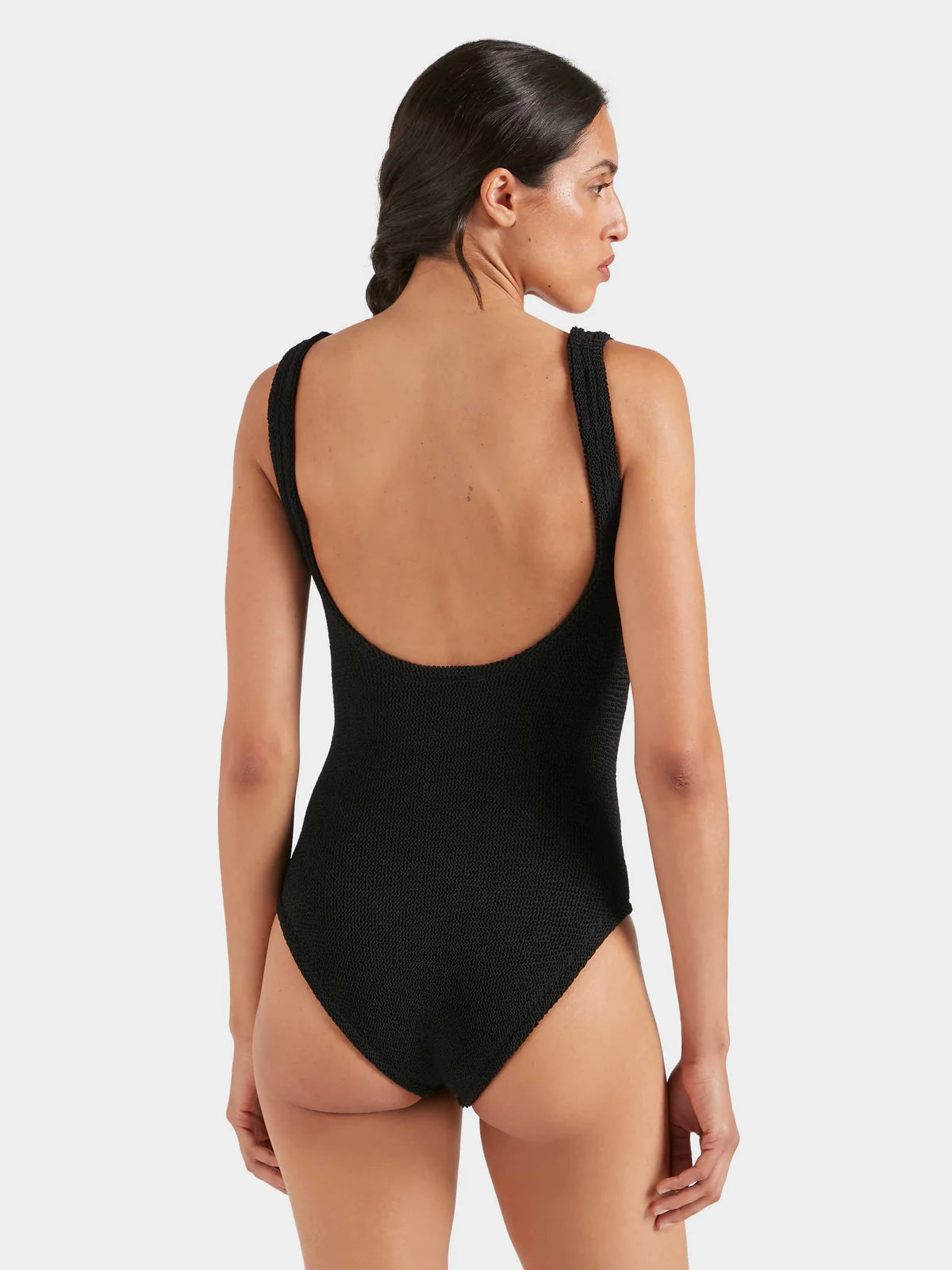 Coverage Celine Swim Tonal Covered Hoops - Black