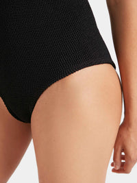 Coverage Celine Swim Tonal Covered Hoops - Black