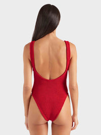 Domino Swim with Tonal Hoops - Red