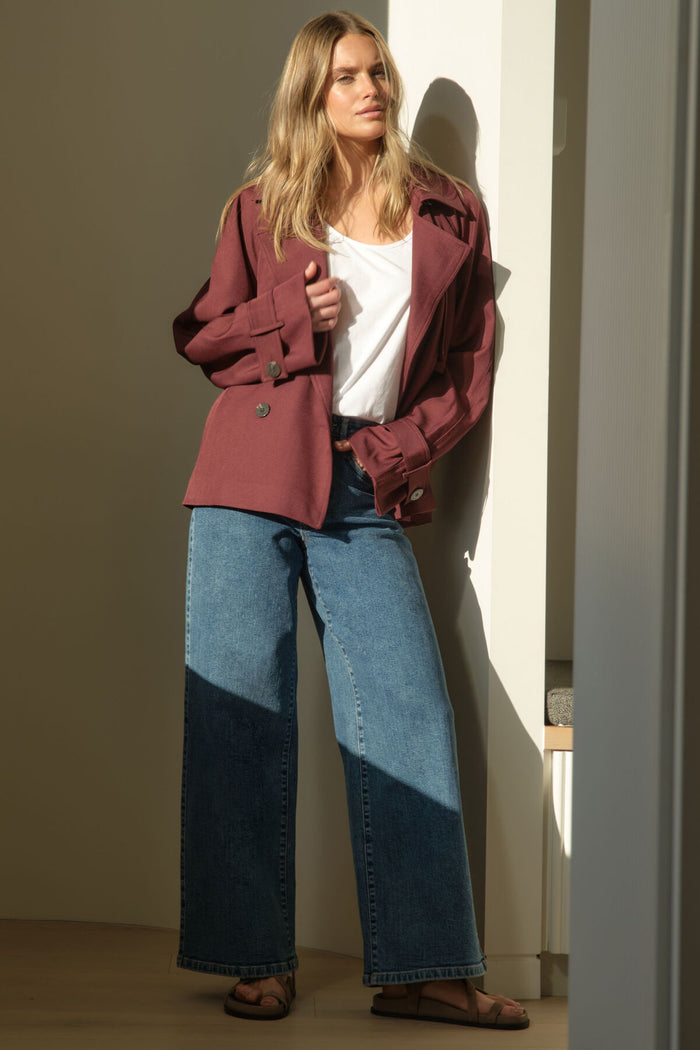 Short Trench Coat - Port