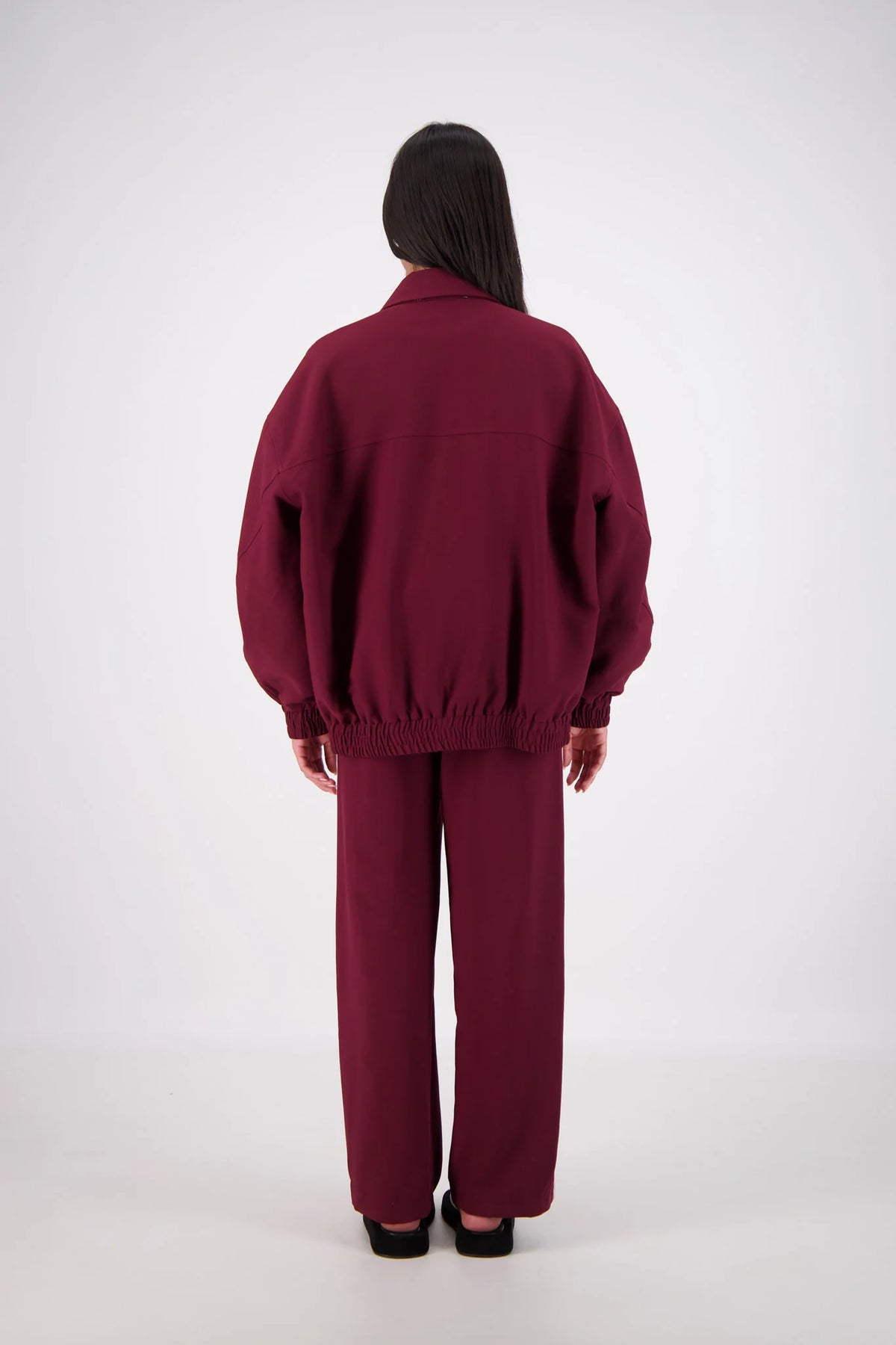 Ischia Bomber Jacket - Plum