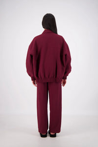 Ischia Bomber Jacket - Plum