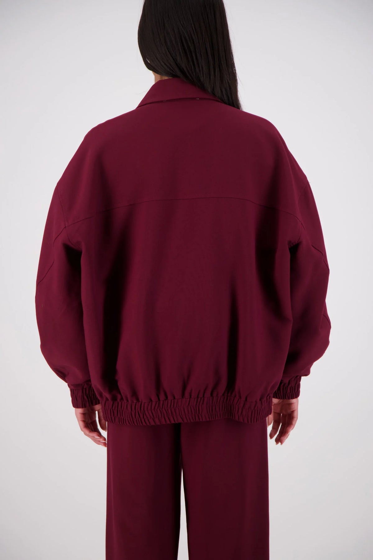 Ischia Bomber Jacket - Plum