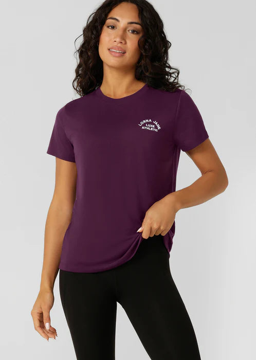 Lotus T-Shirt - Dark Grape