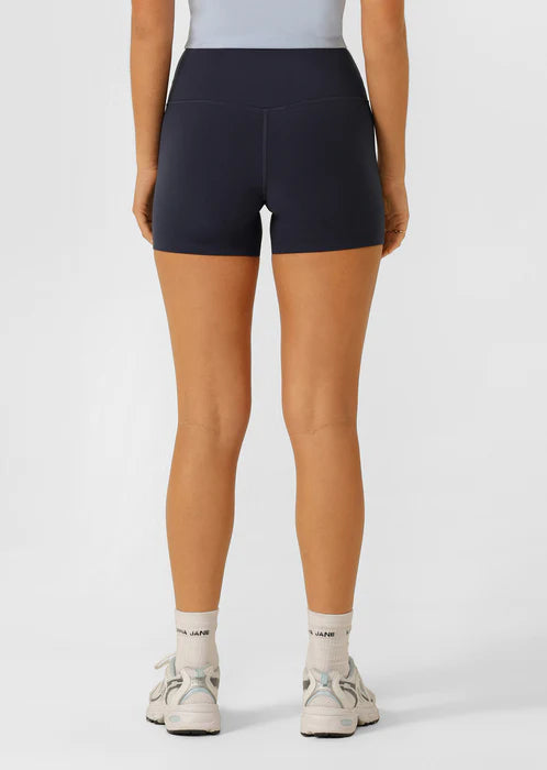 Lotus No Chafe Phone Pocket 12cm Bike Shorts -  Platinum Navy