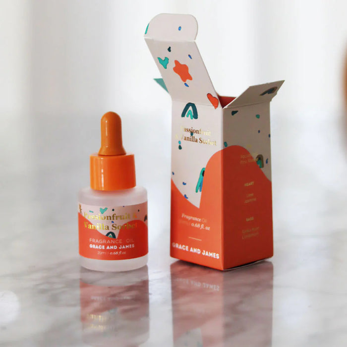 Bloom Collection - Passionfruit & Vanilla Sorbet Heart Felt Air Freshener