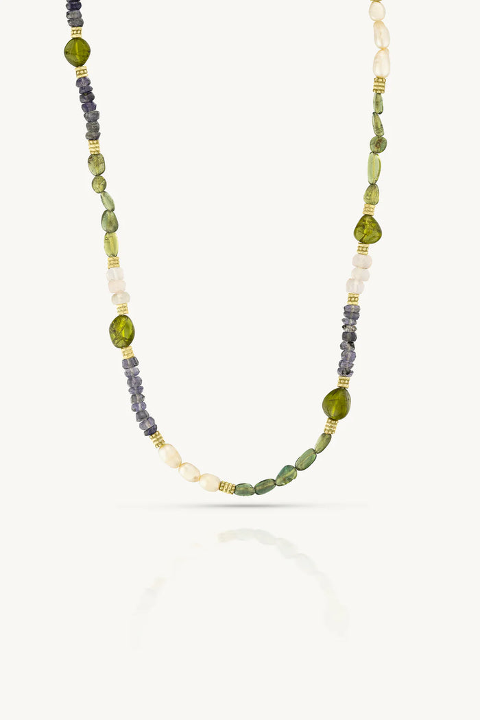 Wren Gold Beaded Necklace