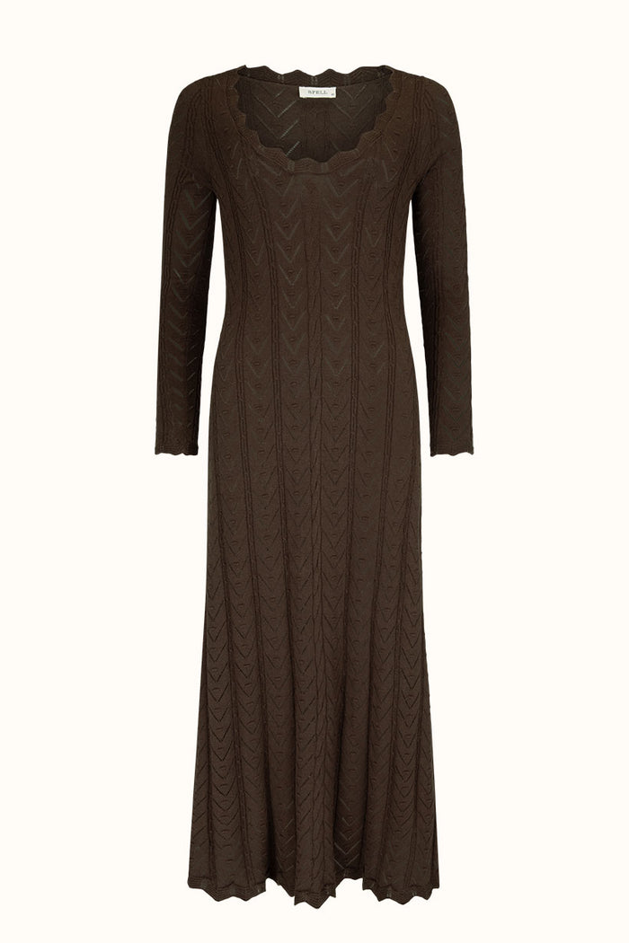 Lou Lou Knit Gown - Cacao
