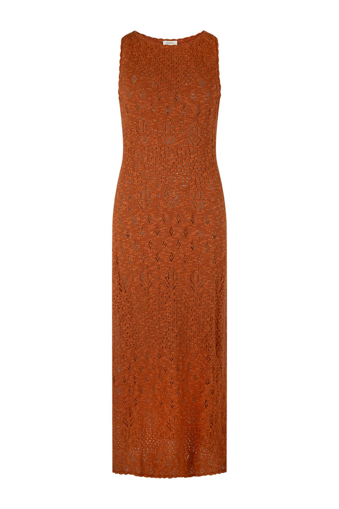 Rhodes Knit Maxi Dress - Cinnamon