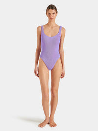 Square Neck Swim - Lilac