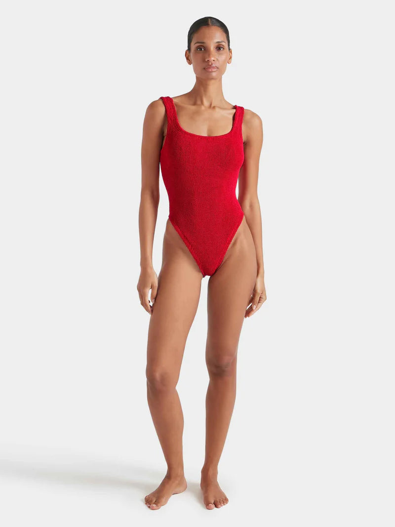 Square Neck Swim - Red