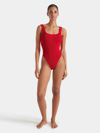 Square Neck Swim - Red