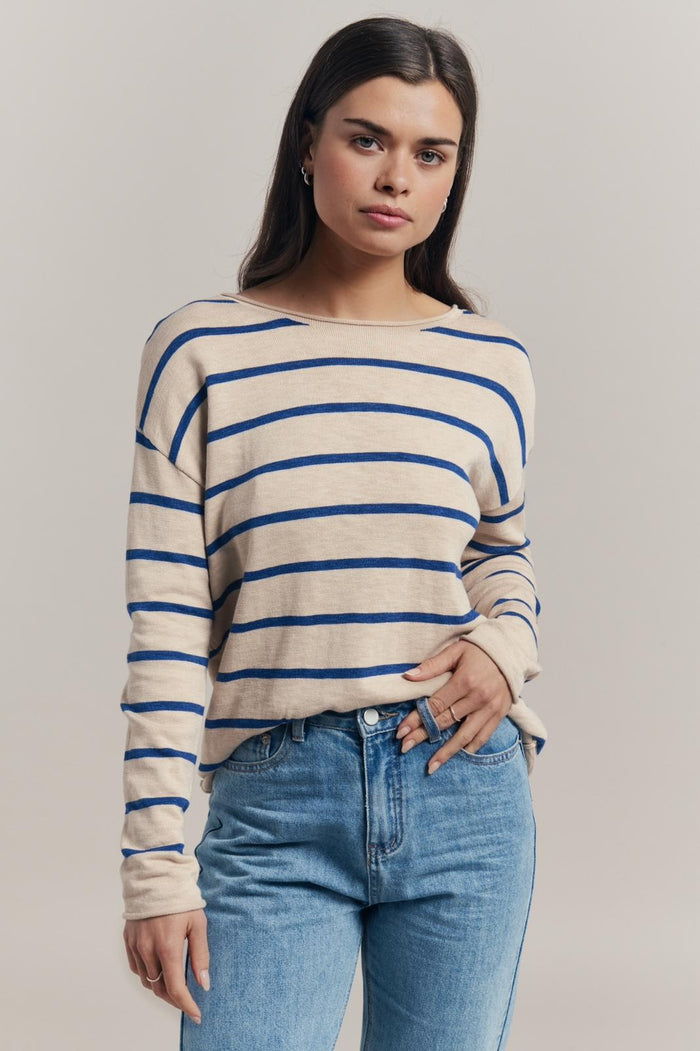 Minnie Top - Autumn Blond/Blue