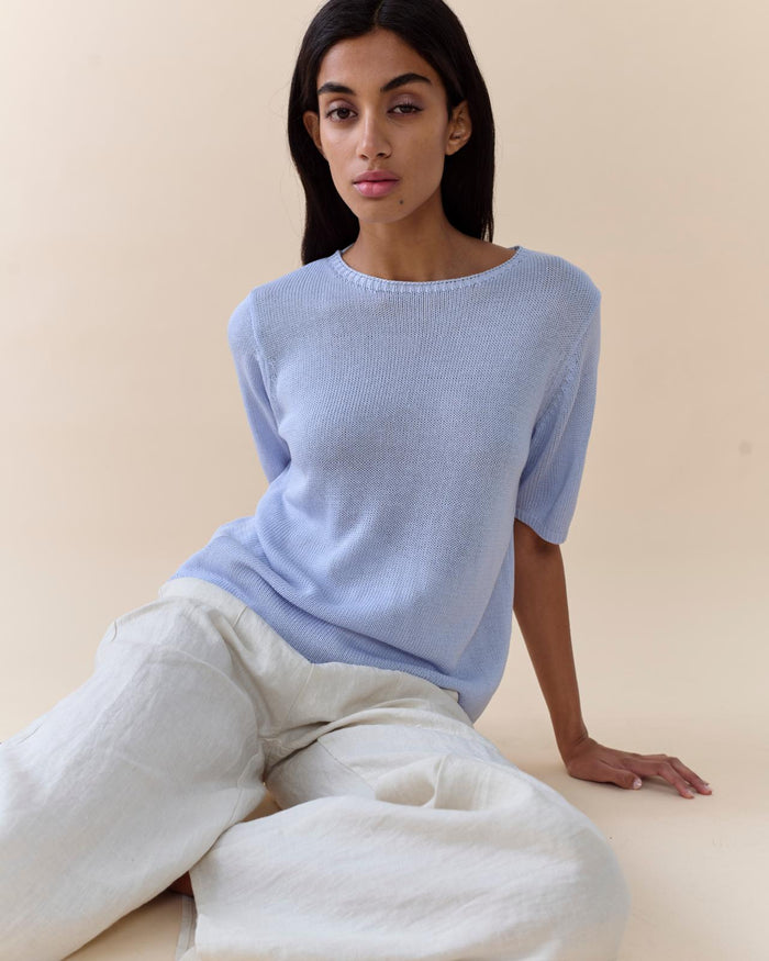 Summer Tee - Soft Blue