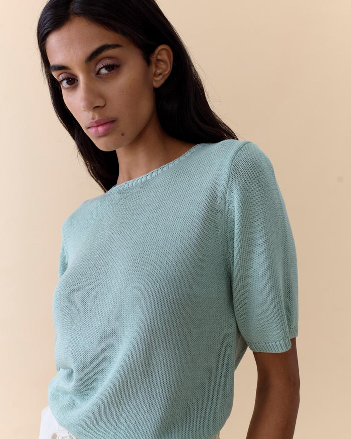 Summer Tee - Duck Egg